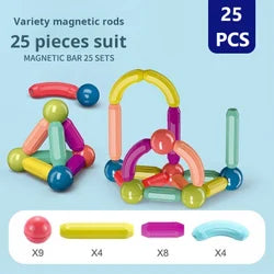 Light Magnetic Sticks Blocks