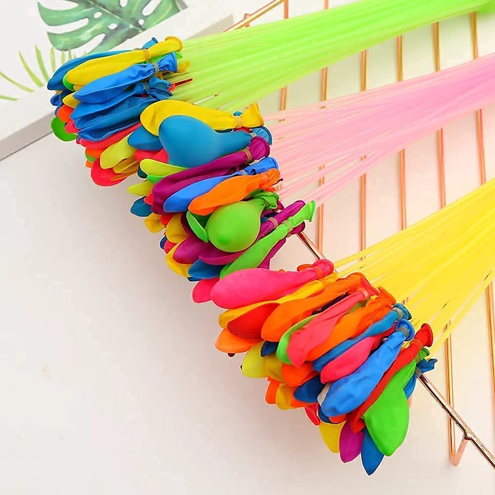 Water Balloons for Holi – 111 Pieces (Multicolor)