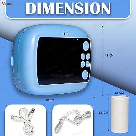 Instant Print Camera for Kids