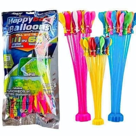 Water Balloons 111 Pieces Pack (Multicolor)