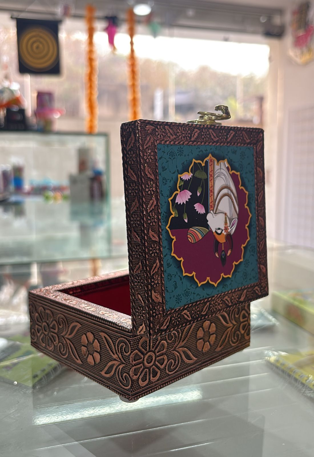 Festivblush Decorative Wooden Jewellery Box